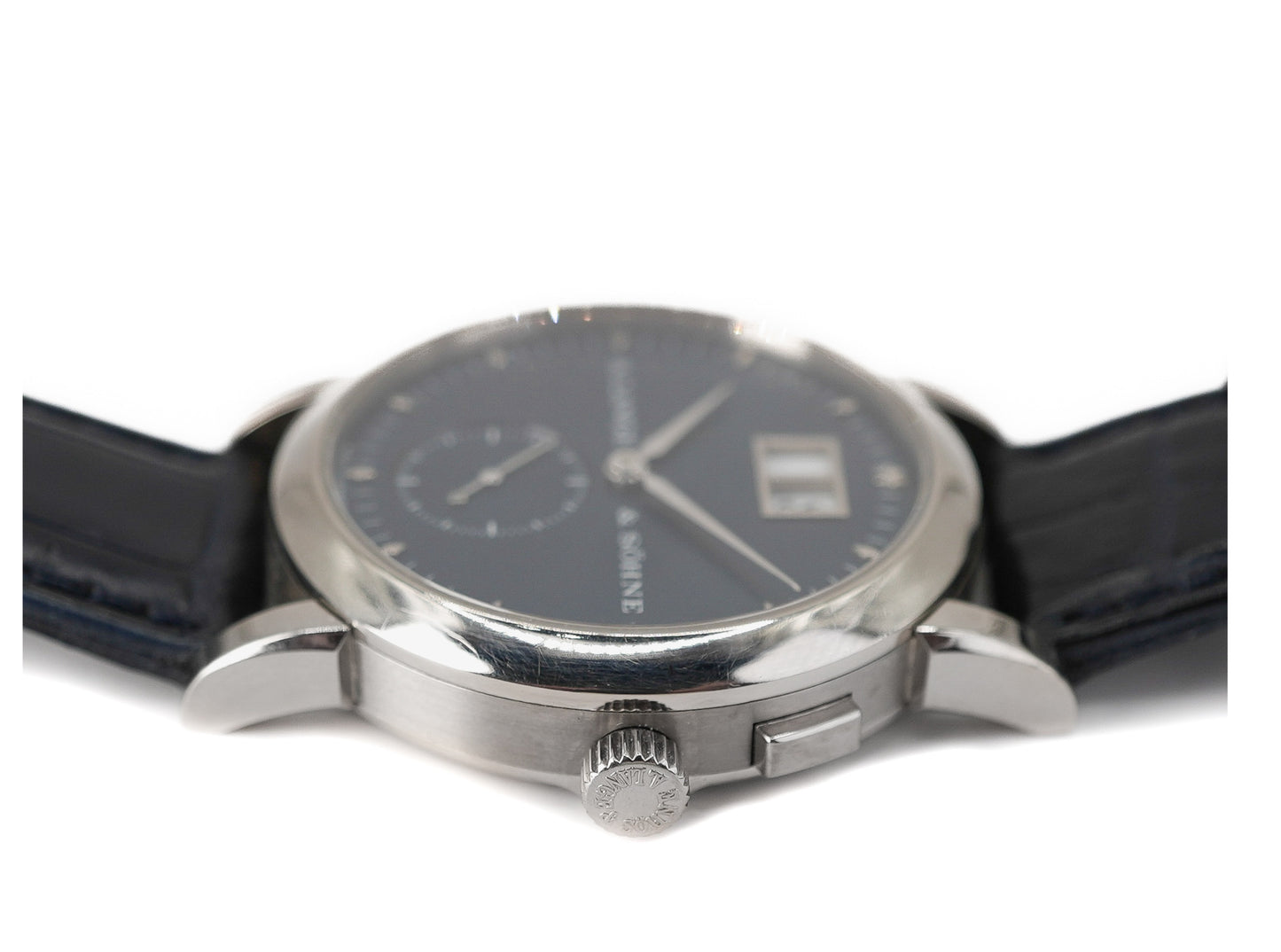 A Lange & Sohne Saxonia Grande Date in White Gold 105.027