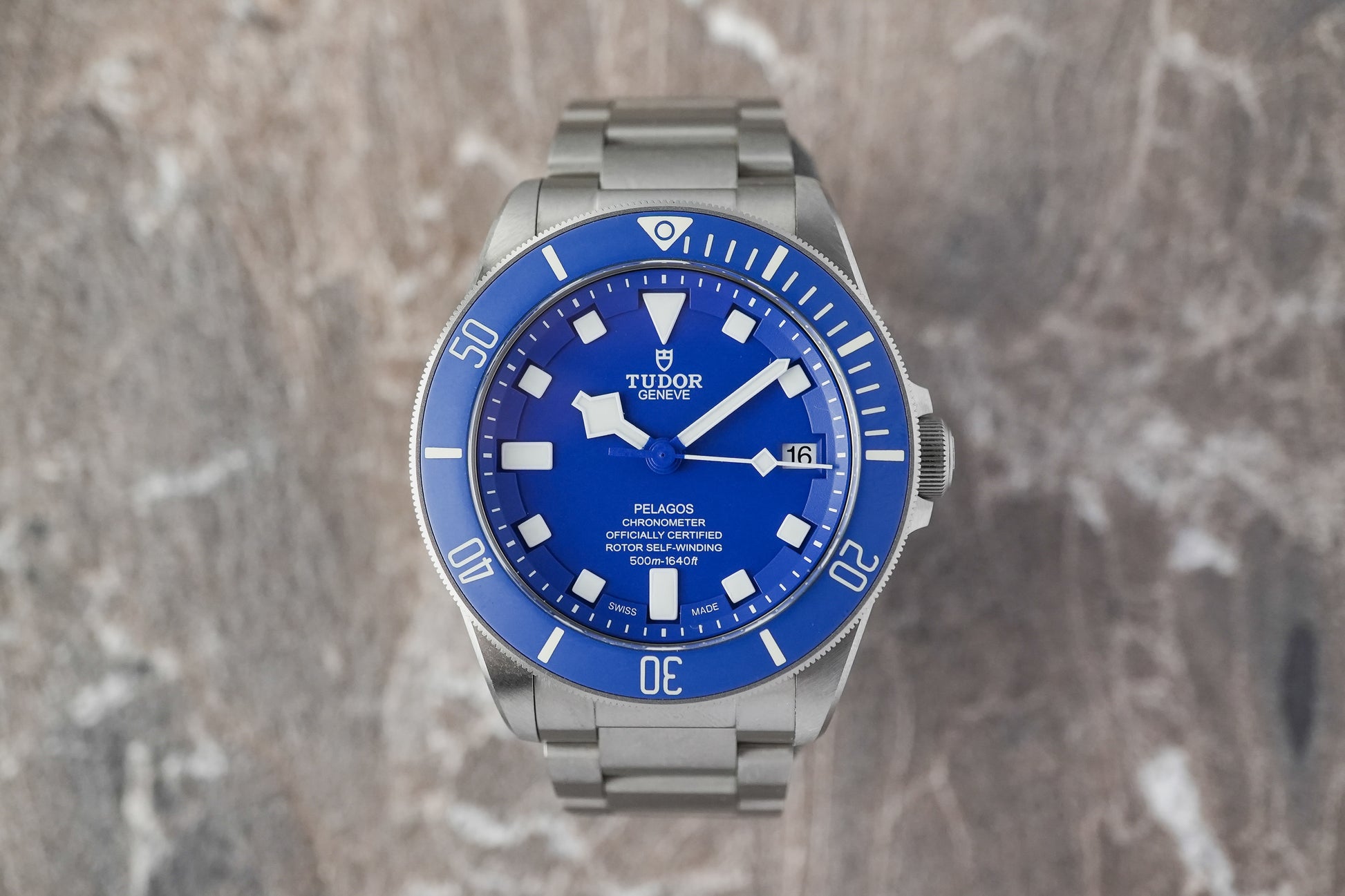 Tudor Pelagos Blue 25600TB - Front View