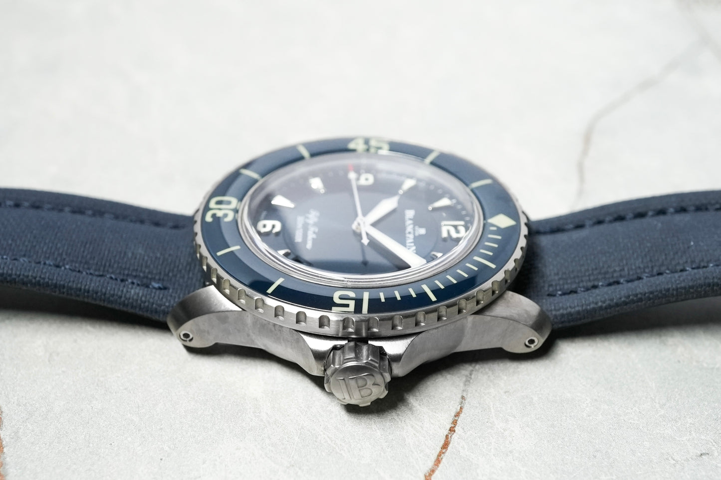 Blancpain Fifty Fathoms Divers Blue 5015-12B40-O52A