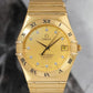 Omega Constellation Manhattan Dial with 11 Point Diamond in 18k Yellow Gold 1102.15.00