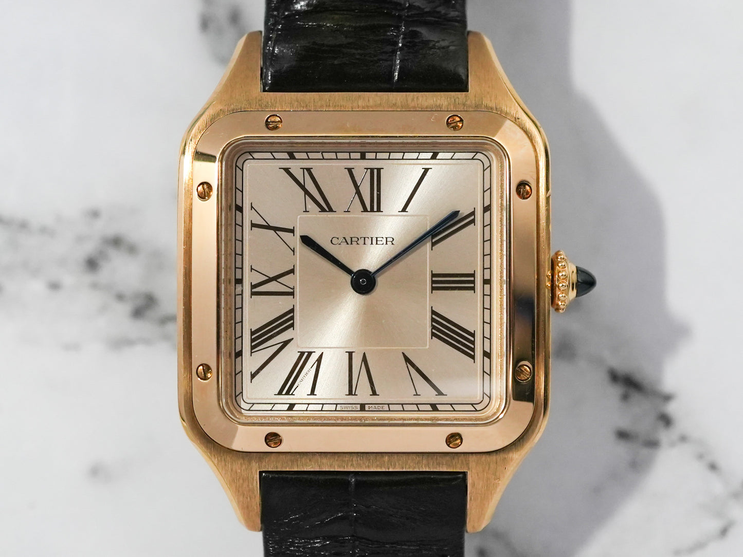 Cartier Santos Dumont La Baladeuse Limited Edition in 18K Yellow Gold 300 Pieces Made WGSA0027