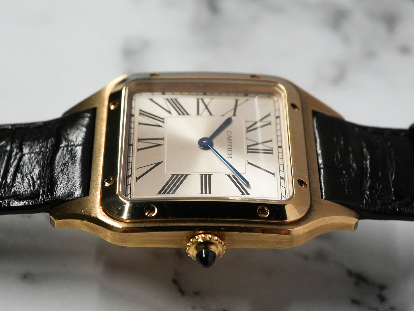 Cartier Santos Dumont La Baladeuse Limited Edition in 18K Yellow Gold 300 Pieces Made WGSA0027