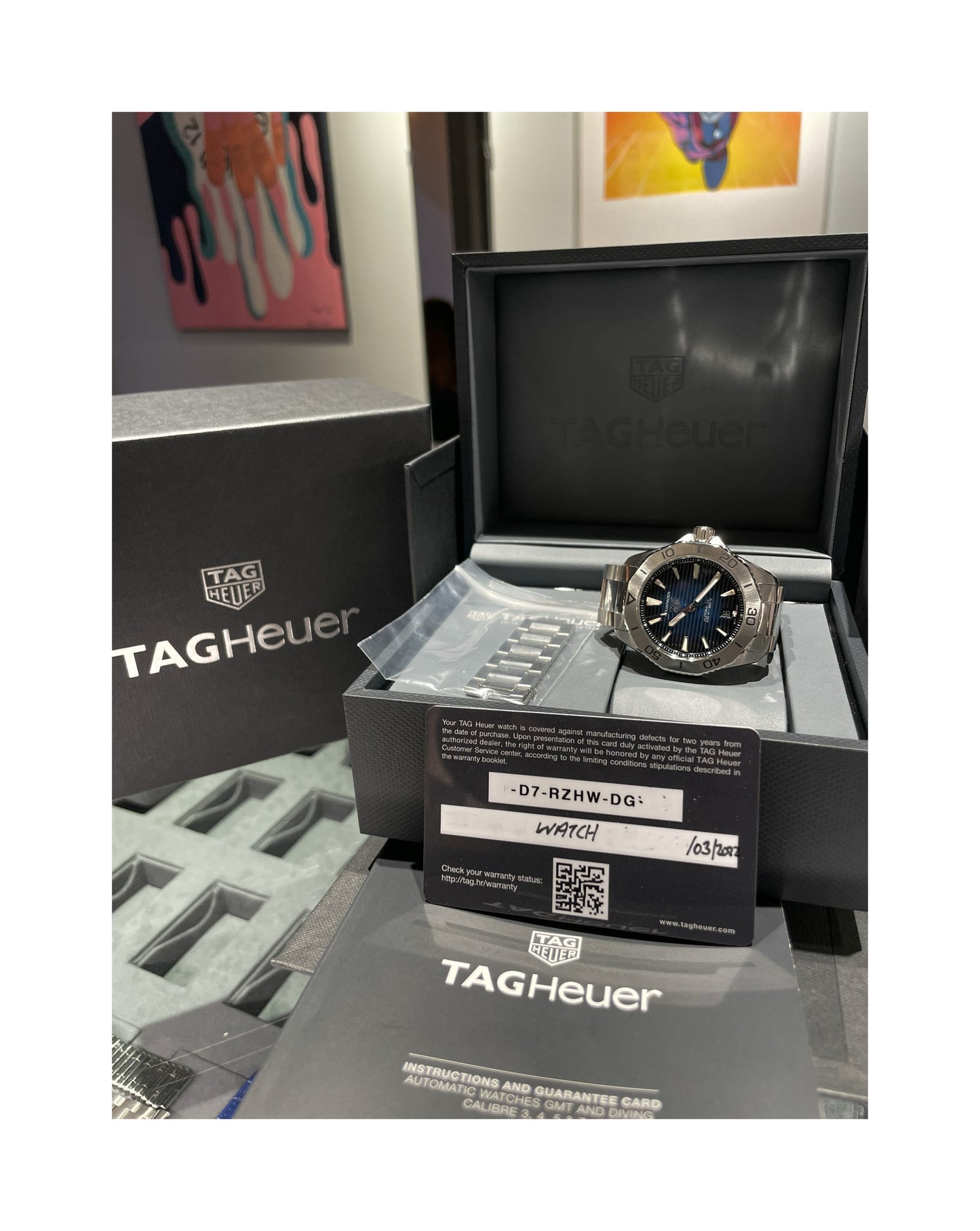 Tag Heuer Aquaracer Professional 200 Date Blue Fume WBP2111.BA0627