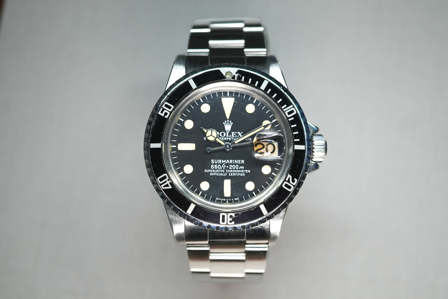 Rolex Submariner Date Tritium Matte Dial 1680