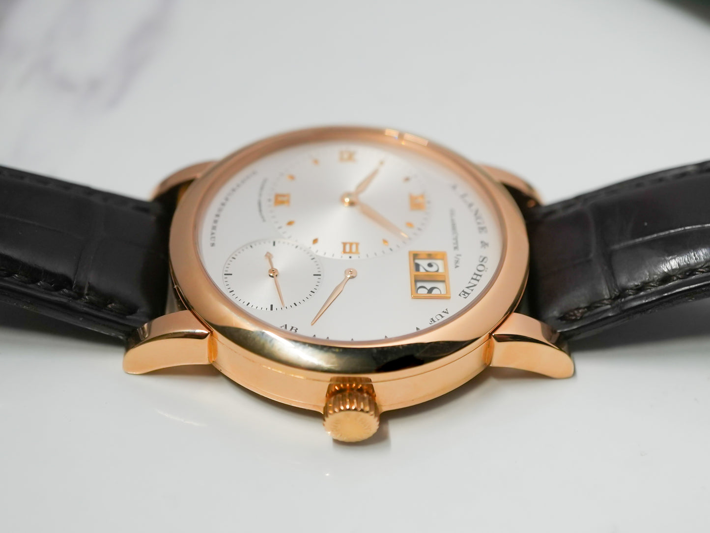 A. Lange & Sohne Lange 1 in 18K Rose Gold 101.032