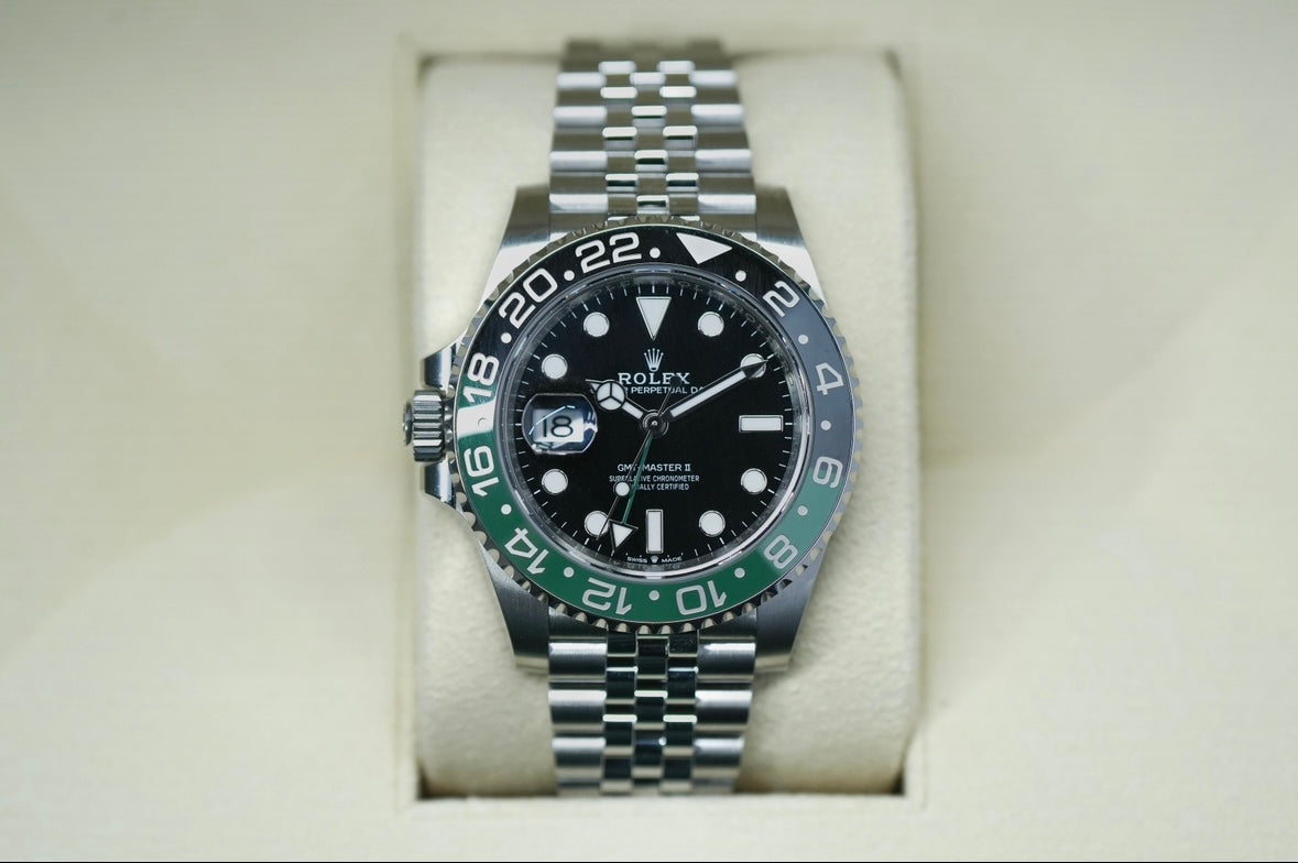 Rolex Sprite GMT-Master II Left-Handed 126720VTNR - Front View