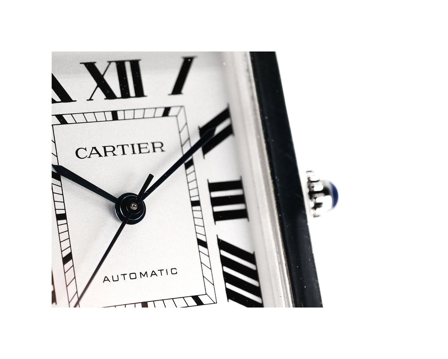 Cartier Tank Solo XL Automatic WSTA0029 - Dial Closeup