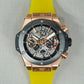 Hublot Big Bang Unico King Gold Skeleton 44mm 441.OM.1180.RX - Front View