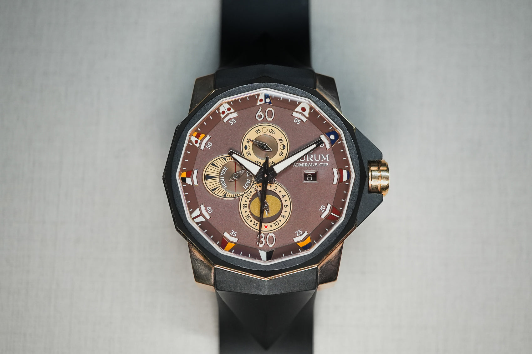 Corum Admiral’s Cup Tides Seafender 48 in 18K Rose Gold Admirals 277.931.91/0371