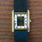 Cartier Must De Tank Vermeil Quartz SM Three Color Roman Index - Front View