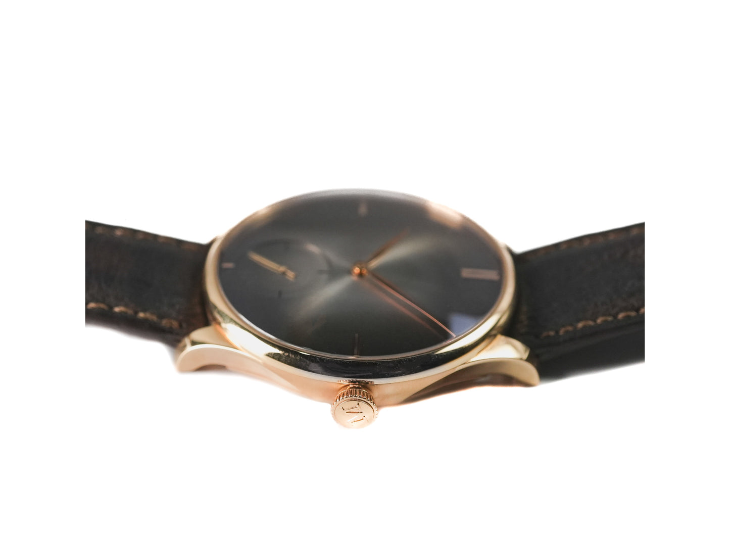 H. Moser & Cie Venturer Small Seconds Brown Fumé Rose Gold 2327-0404 - Side View