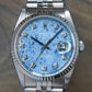 Rolex Datejust 36mm Sodalite Dial 10 Point Diamond Index 116234