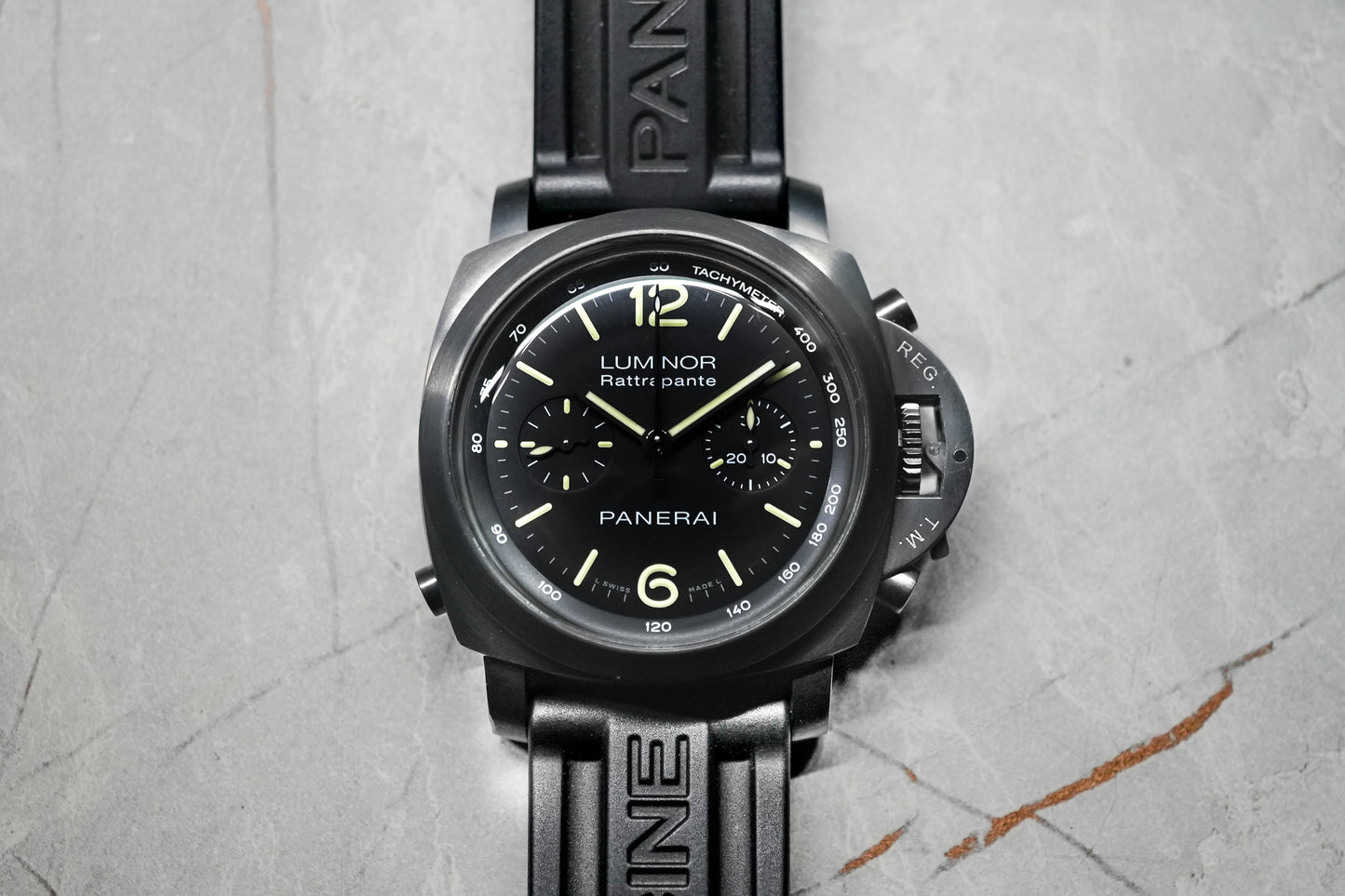 Panerai Luminor Special Editions Dubail 1950 Rattrapante Chronograph 75 Pieces Made PAM00357 PAM357 PAM 357