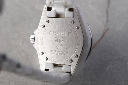 Chanel J12 White Phantom 10th Anniversary Ceramic Limited Edition H3443