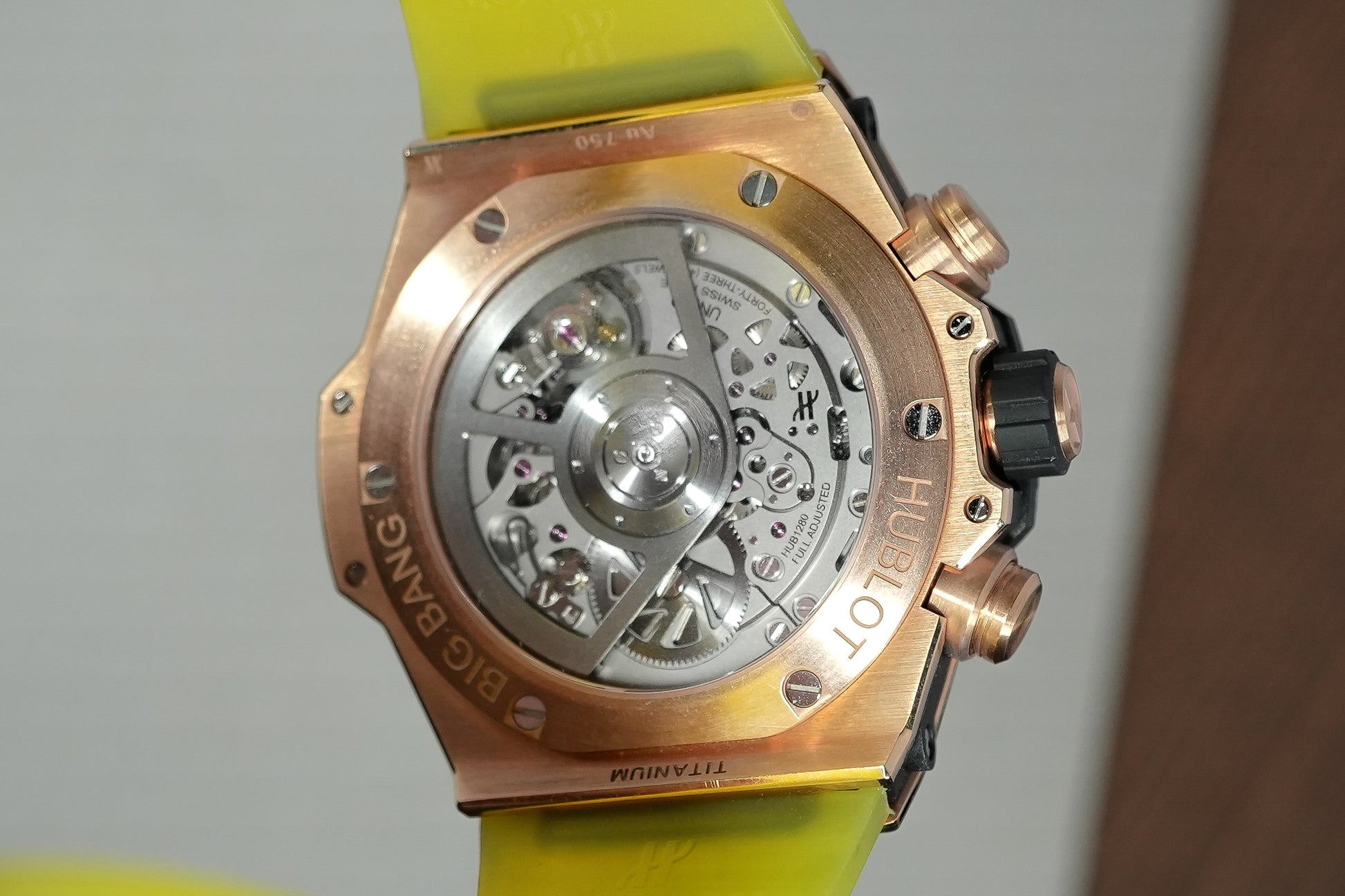 Hublot Big Bang Unico King Gold Skeleton 44mm 441.OM.1180.RX - Dial View