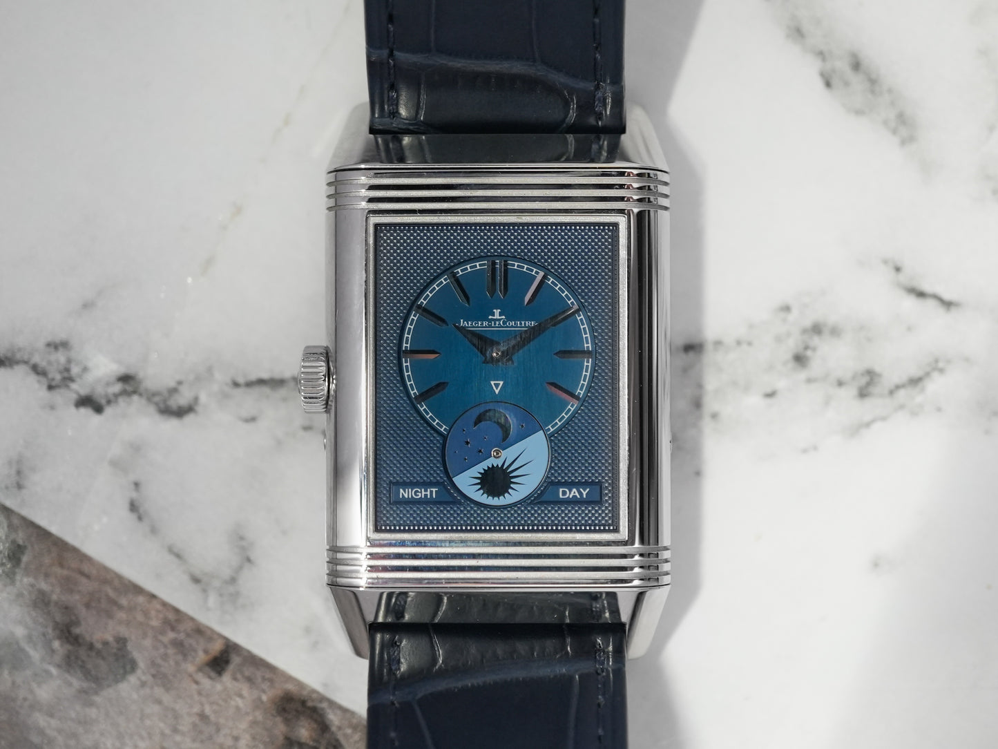 Jaeger-Lecoultre JLC Reverso Duoface Tribute Moonphase Night Day Jaeger Lecoultre Q3958420 216.8.D3