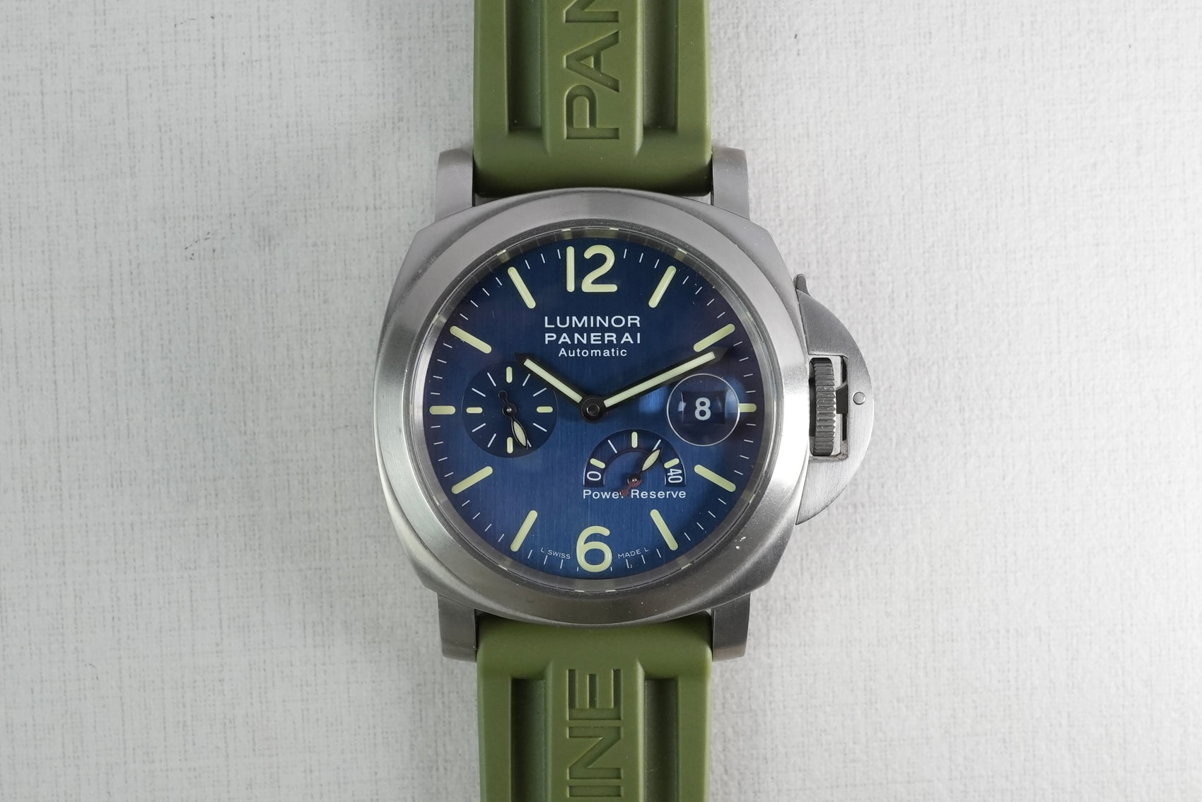 Panerai Luminor Power Reserve Blue Titanium PAM00093 PAM 93 PAM93