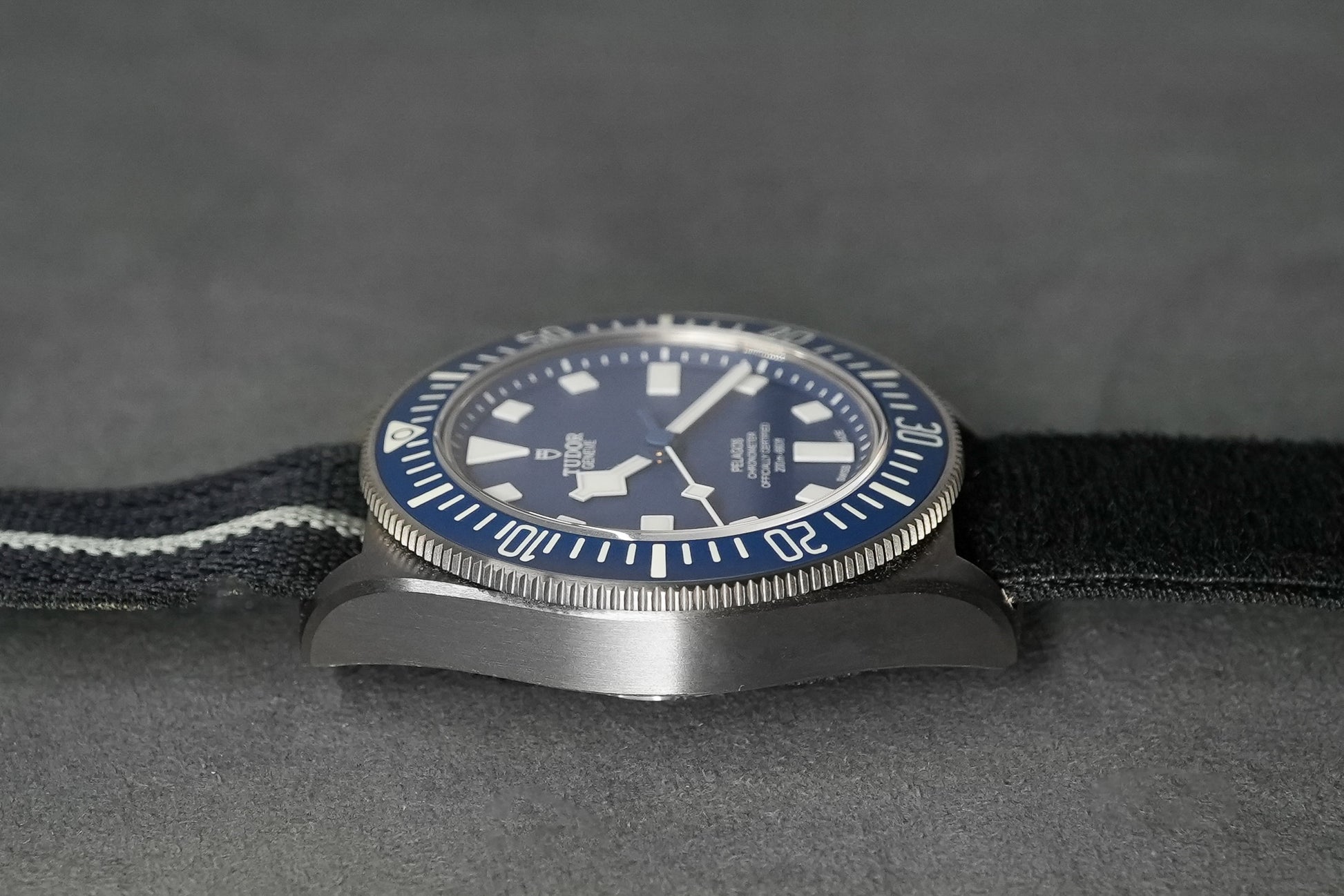 Tudor Pelagos FXD Marine Nationale Titanium Dive Divers 25707 25707B 25707B/22 - Left View