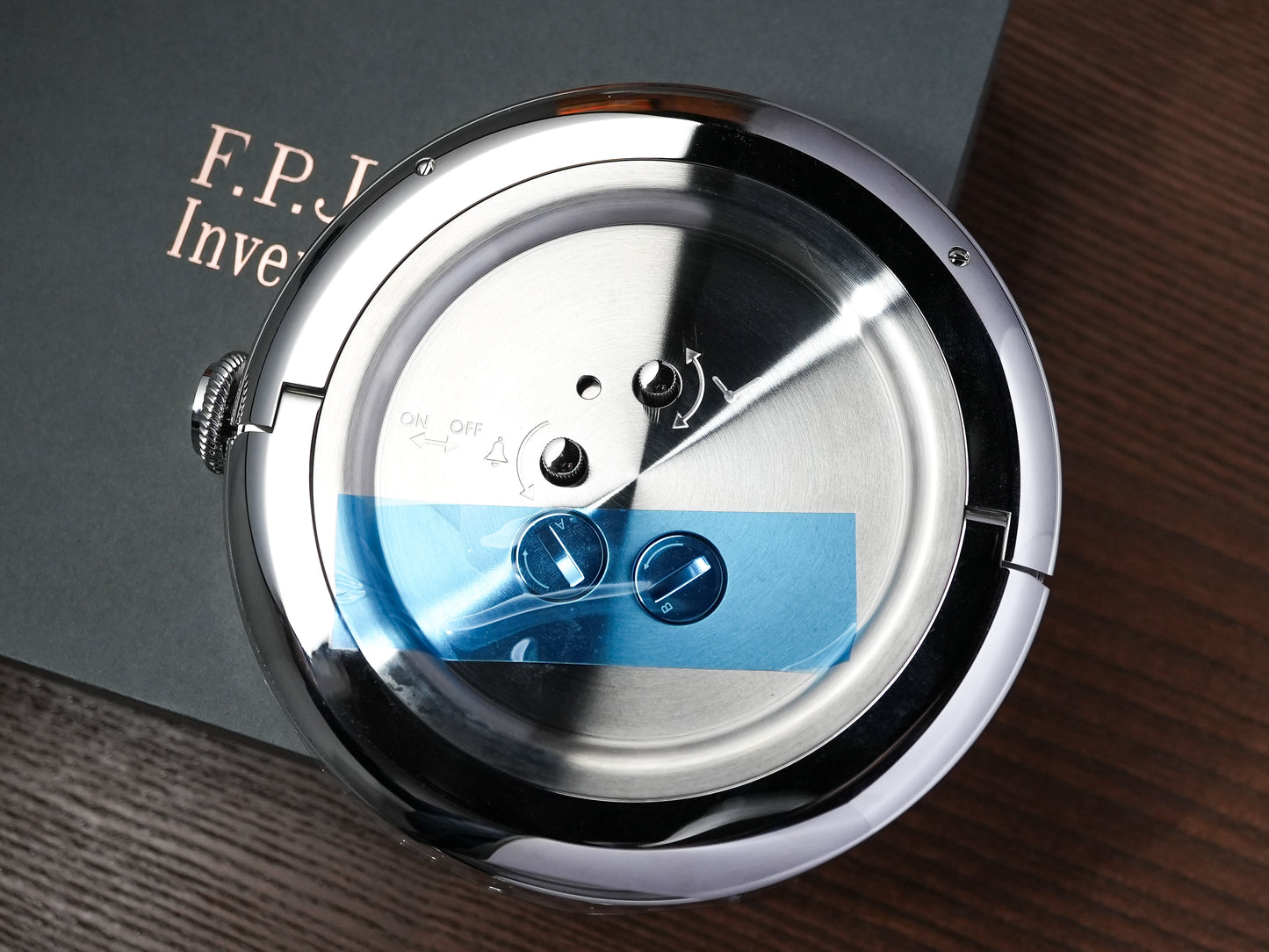 F P Journe FPJ Desk Clock Alarm Stickered