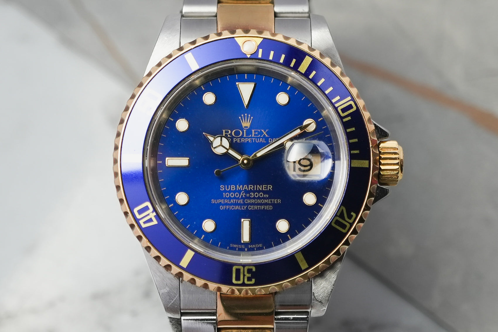 Rolex Submariner Date Blue Bluesy 16613LB 16613