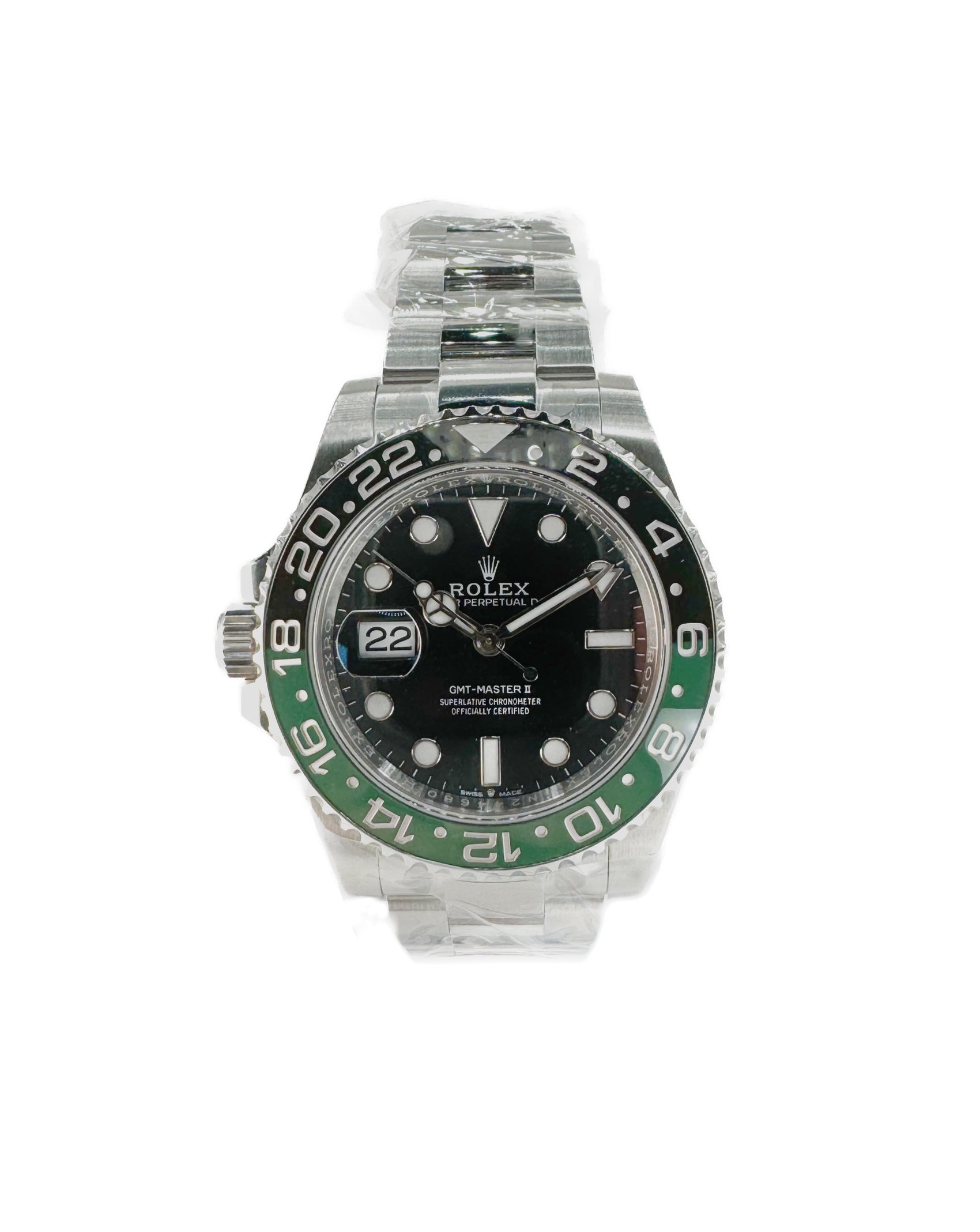 Rolex GMT-Master II Left-Handed Sprite 126710VTNR - Front View