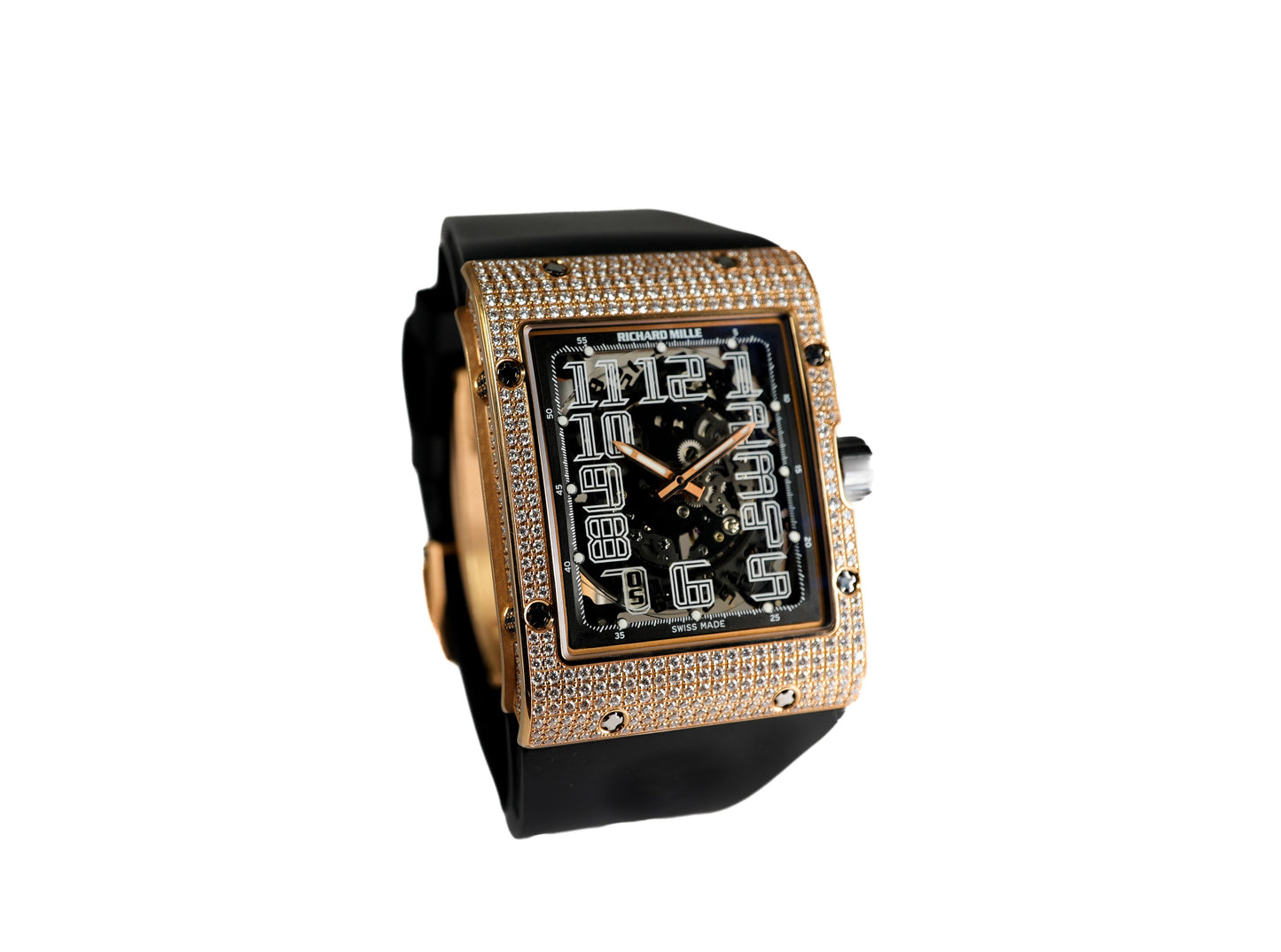 Richard Mille Full Set Factory Diamonds in Rose Gold RM016 RM 016 in