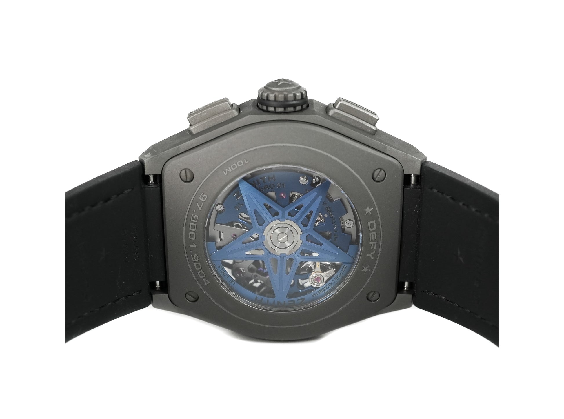 Zenith Defy El Primero Chronograph Ultrablue 97.9001.9004 - Dial View