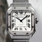 Cartier Santos Medium Factory Diamond 35mm W4SA0005