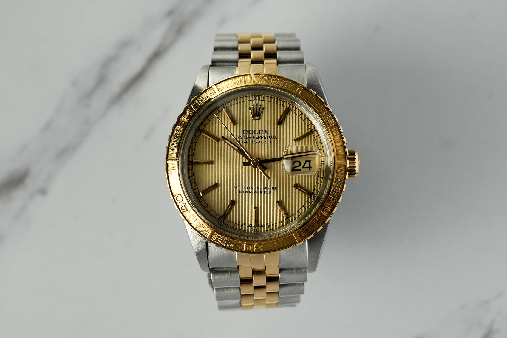 Rolex Datejust Thunderbird Turn-O-Graph 16253 - Front View