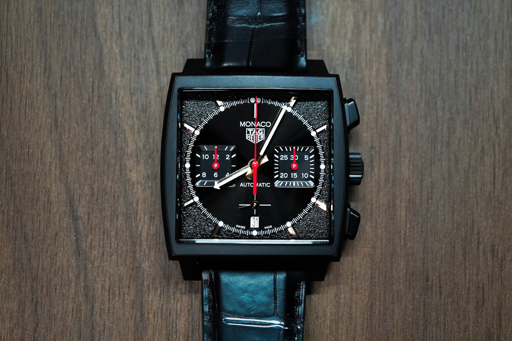 Tag Heuer Monaco Dark Lord Special Edition Formula 1 Grand Prix 39mm Titanium Black DLC CBL2180