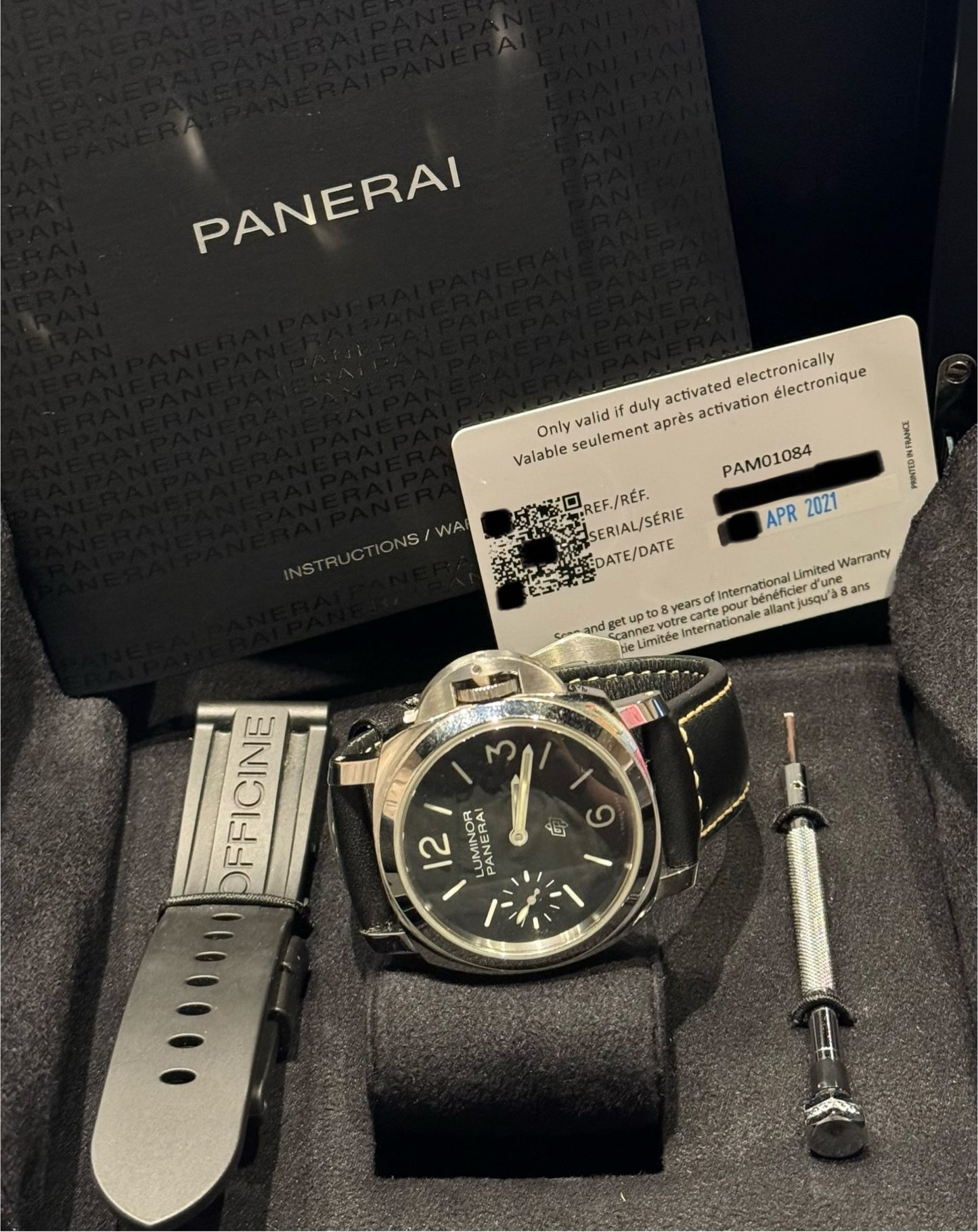 Panerai Luminor Marina Base Logo 44mm PAM1084 PAM01084 1084