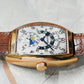 Franck Muller Cintree Curvex Double Retrograde Moonphase  in 18k Rose Gold 7880 HR JN