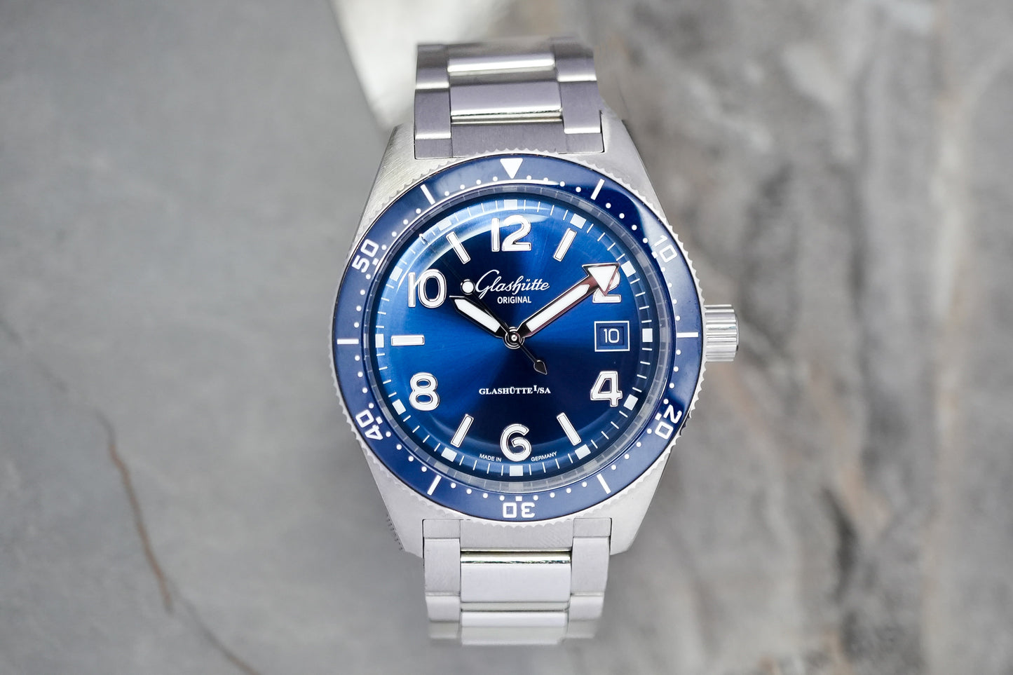 Glashutte Original SeaQ Blue 1-39-11-09-81-70