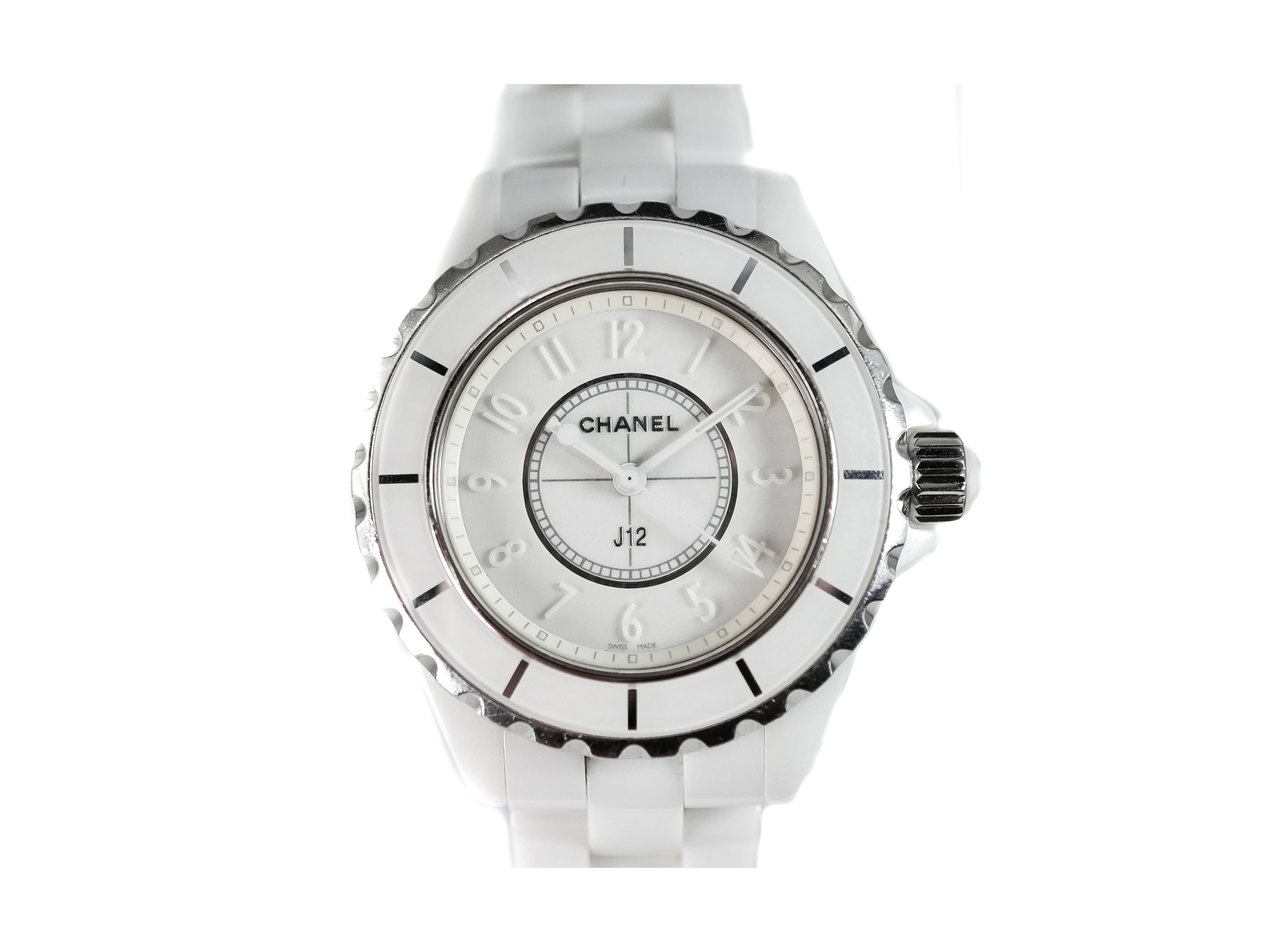 Chanel J12 White Phantom 10th Anniversary Ceramic Limited Edition H344 ...