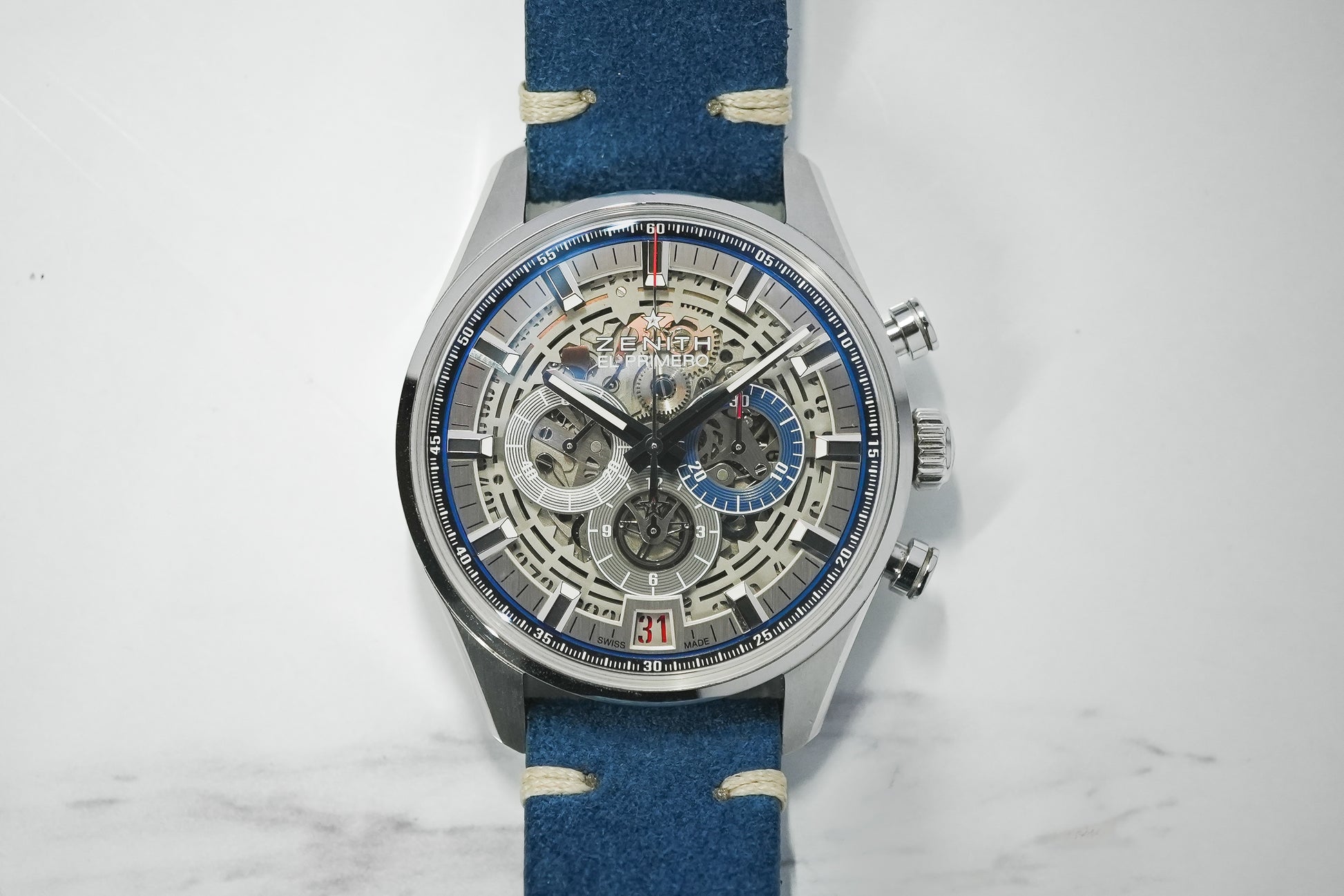 Zenith El Primero Chronomaster Skeleton 03.2081.400/78.C813 - Front View