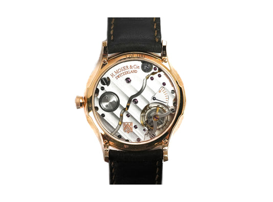 H. Moser & Cie Venturer Small Seconds Brown Fumé Rose Gold 2327-0404 - Dial View