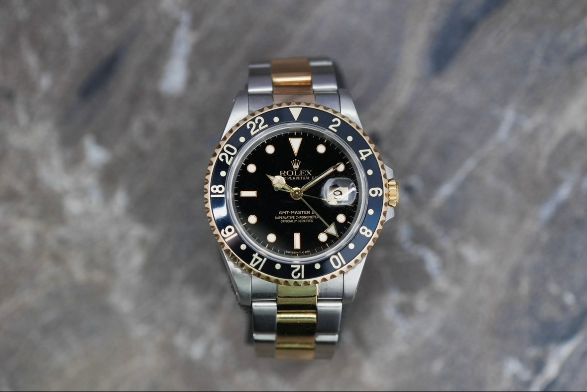 Rolex GMT-Master II 40mm Two-Tone 16713 - Front View