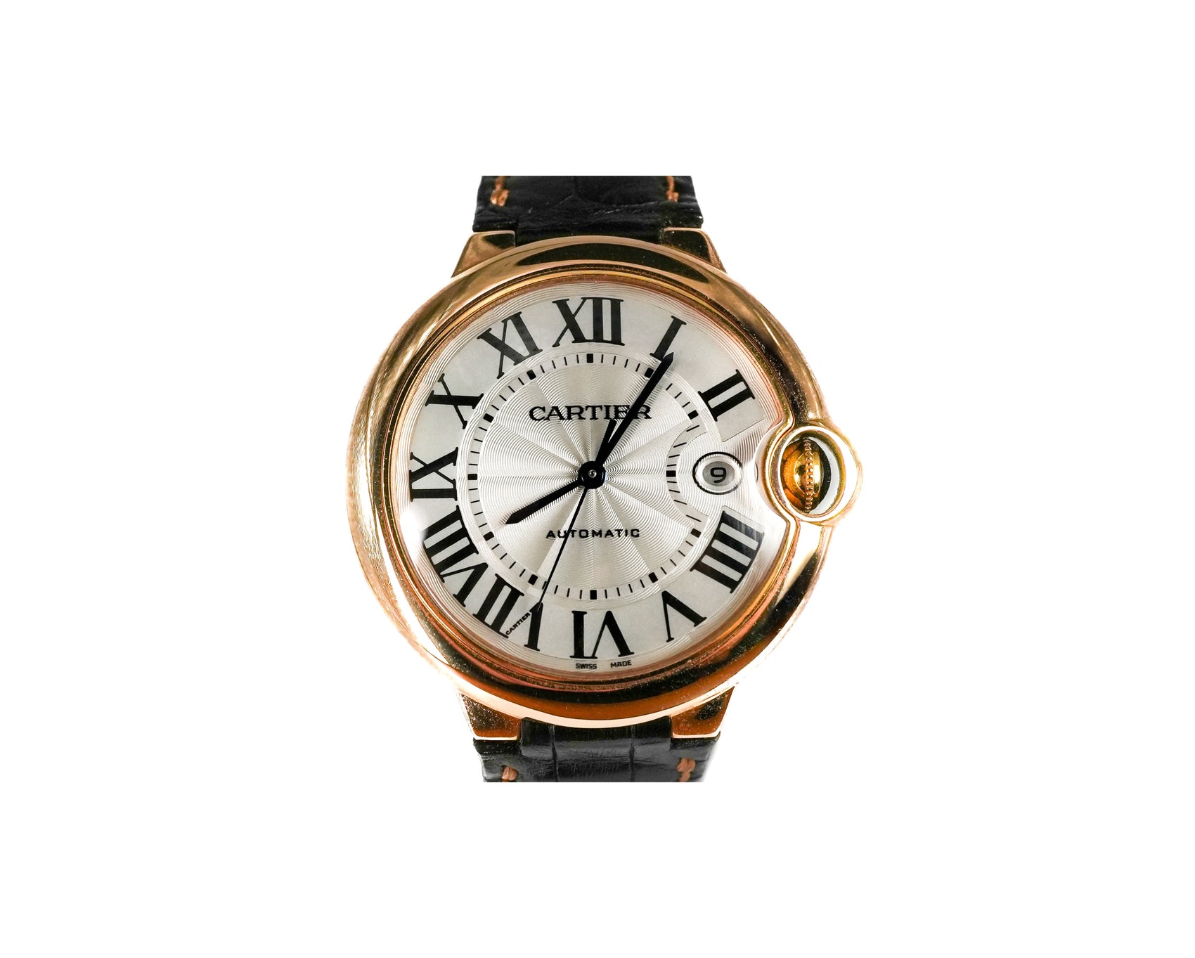 Cartier Ballon Bleu 42mm in 18K Rose Gold W6900651 - Front View