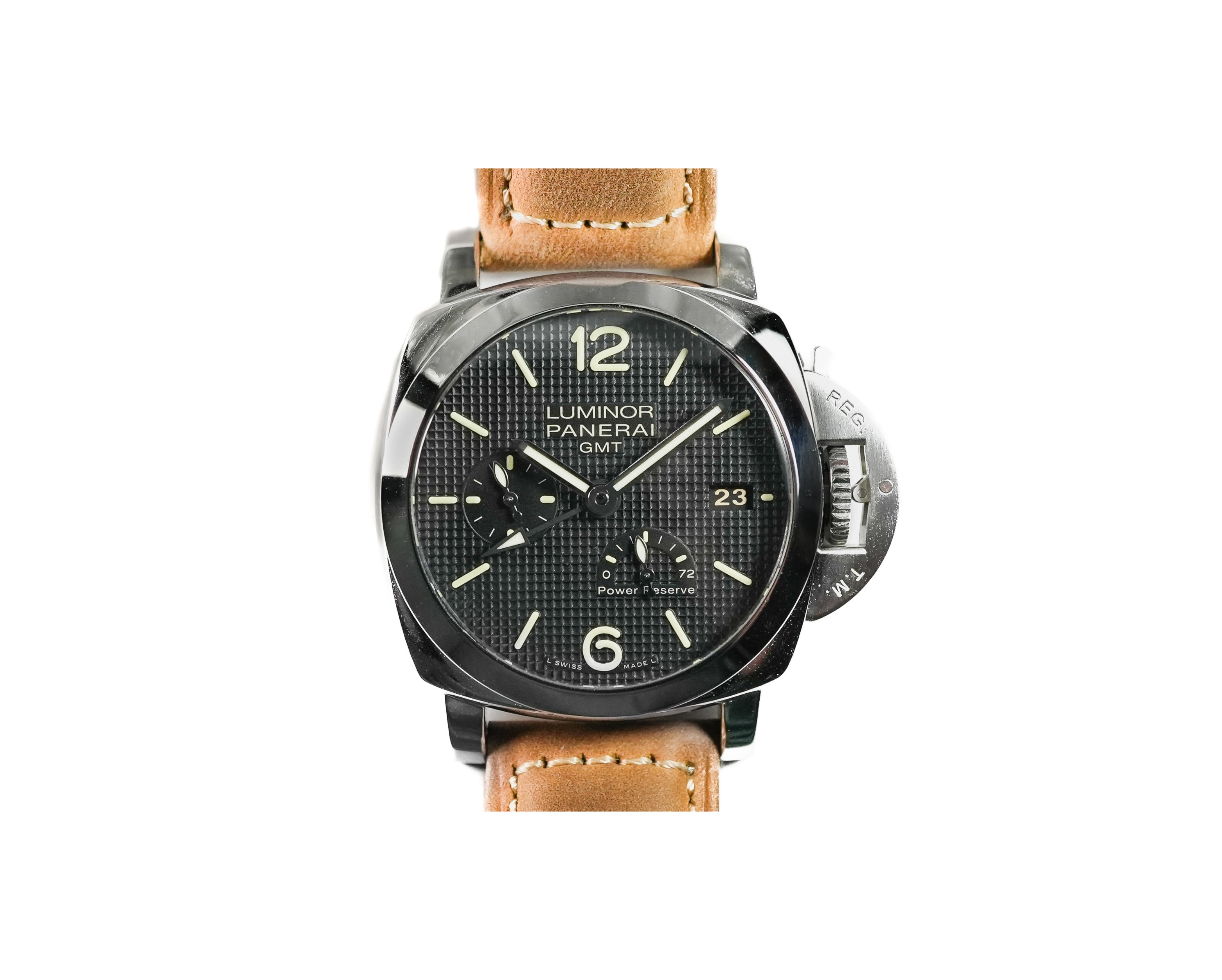 Panerai Luminor 1950 3 Days Power Reserve GMT PAM537 PAM 537 PAM00537 luxuryhunts