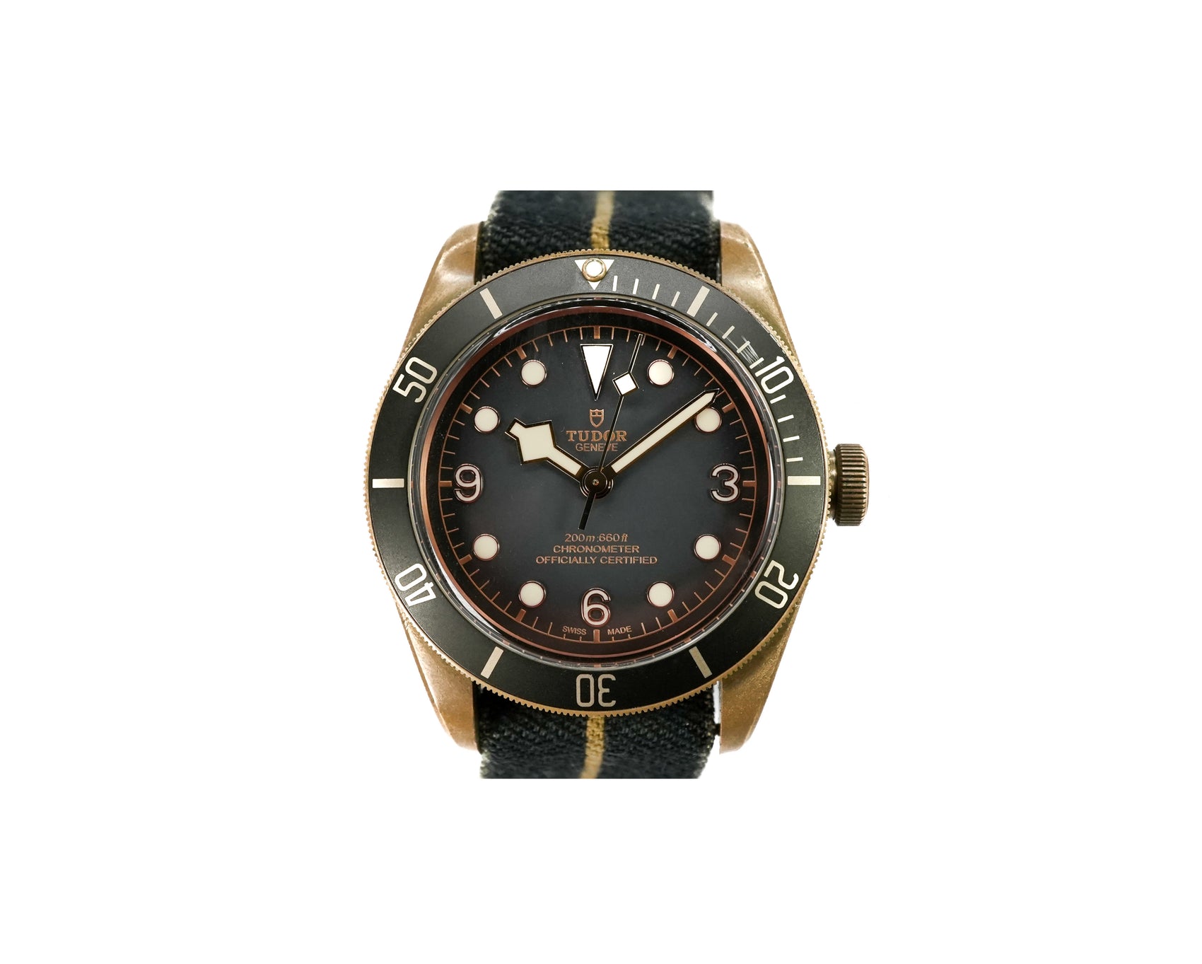 Tudor Black Bay Bronze Heritage 43mm 79250BA - Front View