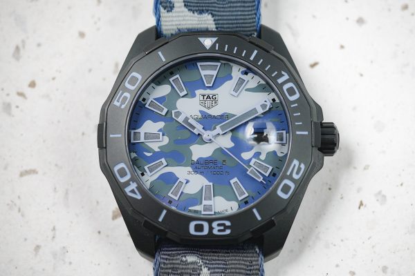 Tag Heuer Aquaracer Camouflage 300M Calibre 5 PVD Titanium WAY208D.FC8221 WAY208D