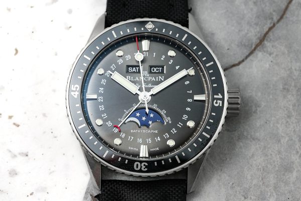 Blancpain Fifty Fathoms Bathyscape Quantieme Lune Moonphase Complete Calender 43mm 5054-1110-B52A