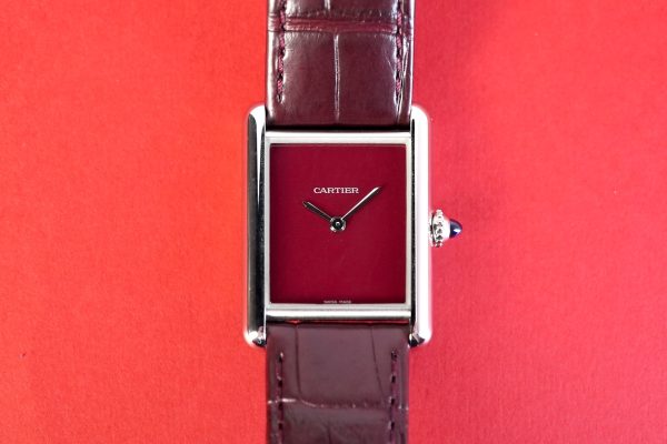 Cartier Tank Must De Burgundy Red Quartz Boutique Edition WSTA0054